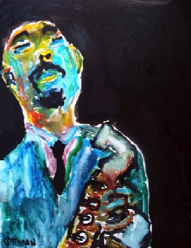Eric Dolphy
11 x 14
watercolor on yupo